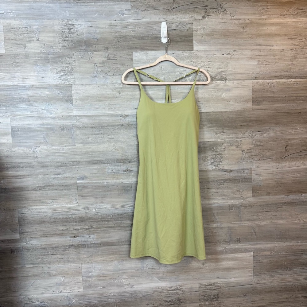 Halara SoftlyZero™ 2-in-1 Active Dress with Shorts – Sage Green – Large - Picture 10 of 10